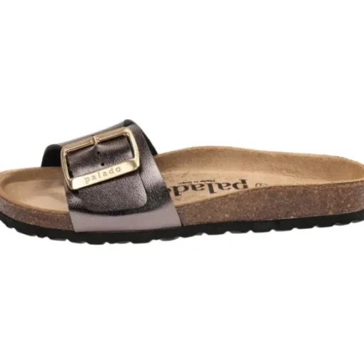 Palado Malta EGS Metallic, Pantoletten, Damen, Anthrazit