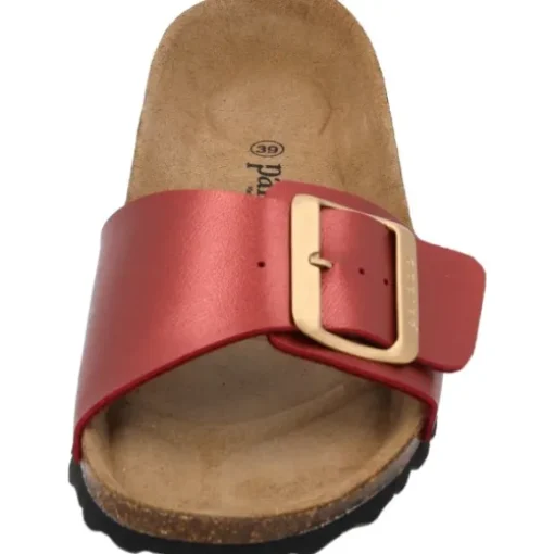 Palado Malta EGS Metallic, Pantoletten, Damen, Bordeaux