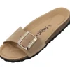 Palado Malta EGS Mono Velours, Pantoletten, Damen, Beige