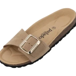 Palado Malta EGS Mono Velours, Pantoletten, Damen, Beige