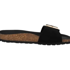 Palado Malta EGS Mono Velours, Pantoletten, Damen, Schwarz