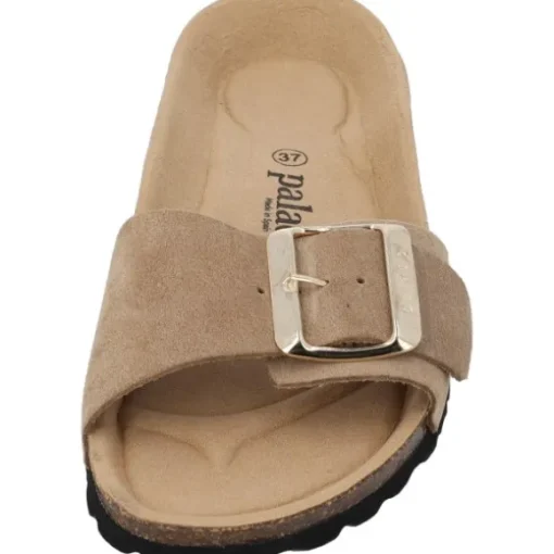 Palado Malta EGS Mono Velours, Pantoletten, Damen, Beige