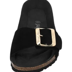 Palado Malta EGS Mono Velours, Pantoletten, Damen, Schwarz