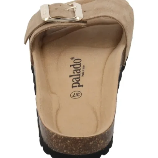 Palado Malta EGS Mono Velours, Pantoletten, Damen, Beige