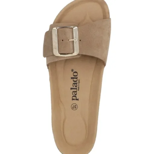 Palado Malta EGS Mono Velours, Pantoletten, Damen, Beige