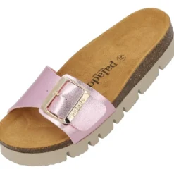 Palado Malta EGS PL, Pantoletten, Damen, Rosa Metallic