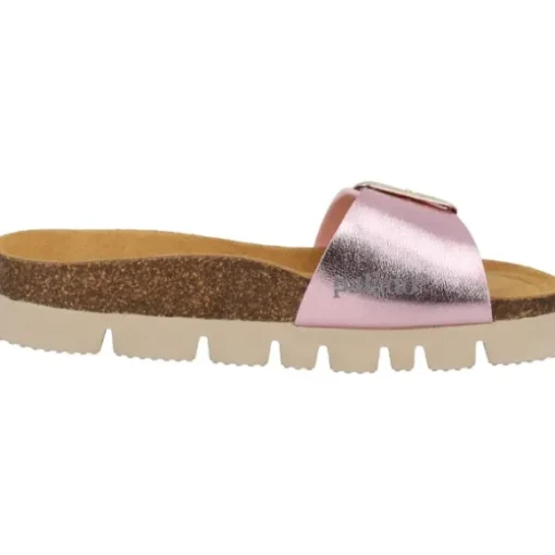 Palado Malta EGS PL, Pantoletten, Damen, Rosa Metallic