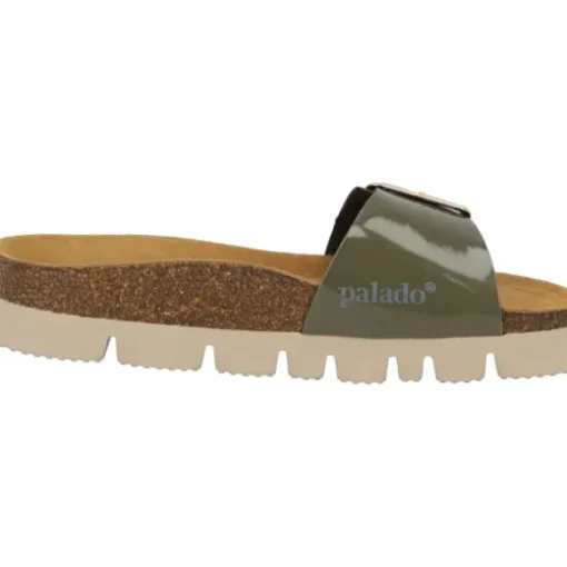 Palado Malta EGS PL, Pantoletten, Damen, Olive Lack