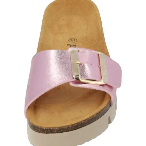 Palado Malta EGS PL, Pantoletten, Damen, Rosa Metallic