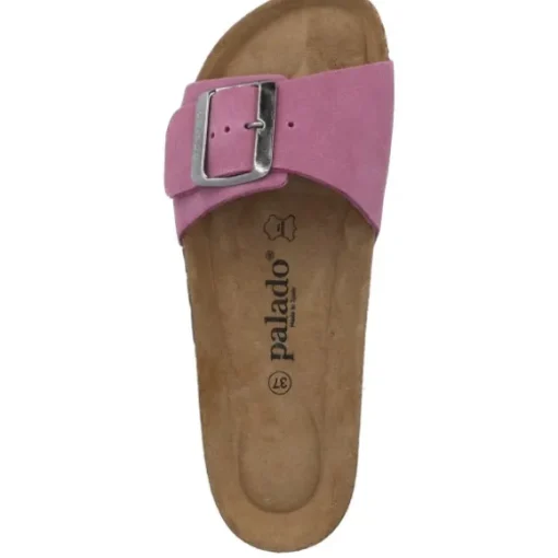 Palado Malta EGS Velours Premium Leather, Pantoletten, Damen, Lila