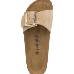 Palado Malta EGS Velours Premium Leather, Pantoletten, Damen, Beige