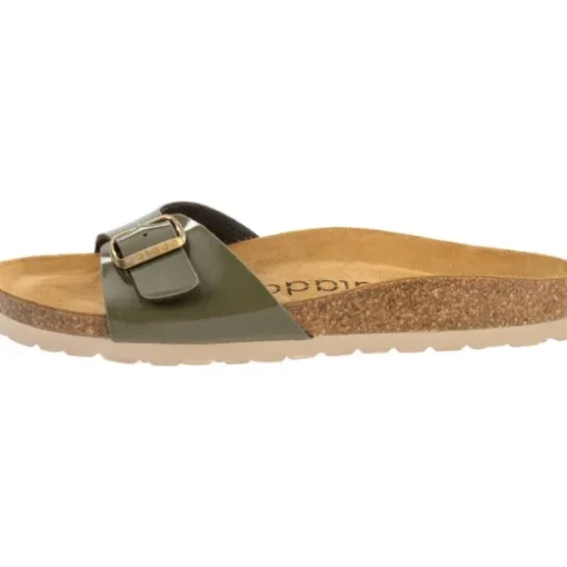 Palado Malta Lack, Pantoletten, Damen, Olive