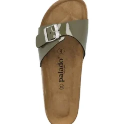 Palado Malta Lack SQS, Pantoletten, Damen, Khaki