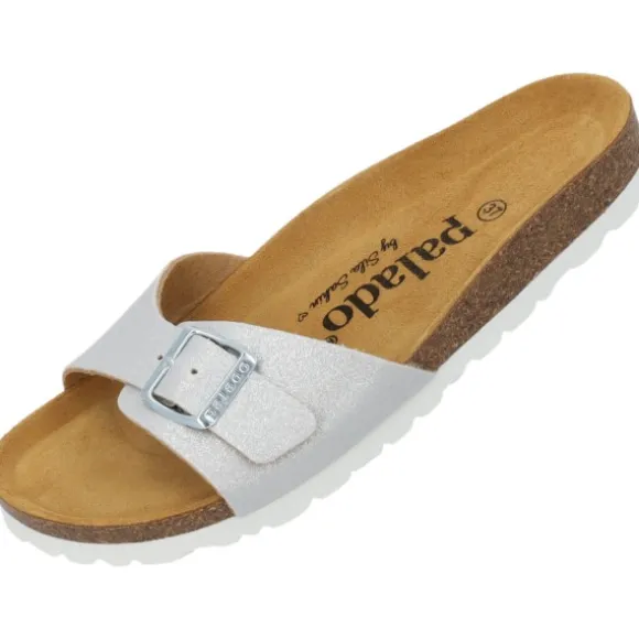 Palado Malta Magnolia by Sila Sahin, Pantoletten, Damen, Silber