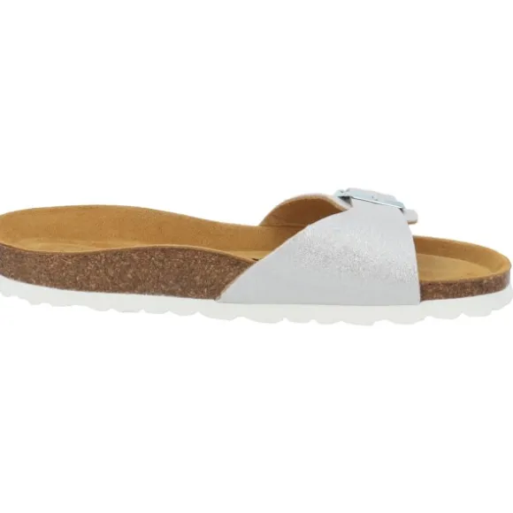 Palado Malta Magnolia by Sila Sahin, Pantoletten, Damen, Silber