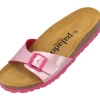 Palado Malta Metallic, Pantoletten, Damen, Pink/Pink