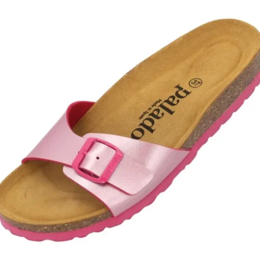 Palado Malta Metallic, Pantoletten, Damen, Pink/Pink