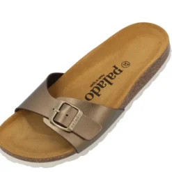 Palado Malta Metallic, Pantoletten, Damen, Bronze
