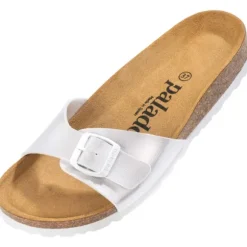 Palado Malta Metallic, Pantoletten, Damen, Hellsilber