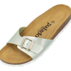 Palado Malta Metallic, Pantoletten, Damen, Pistazie