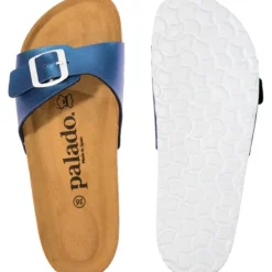 Palado Malta Metallic, Pantoletten, Damen, Blau
