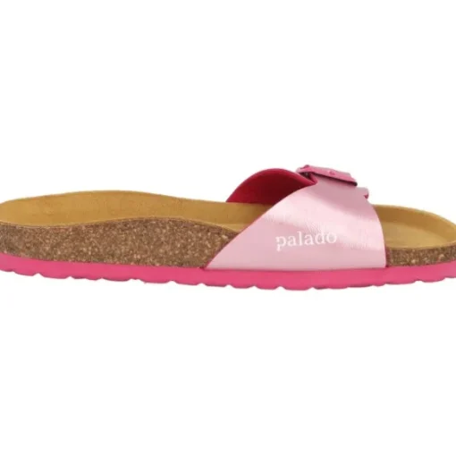 Palado Malta Metallic, Pantoletten, Damen, Pink/Pink