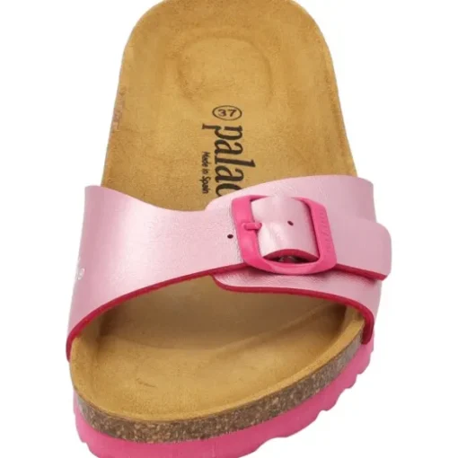 Palado Malta Metallic, Pantoletten, Damen, Pink/Pink