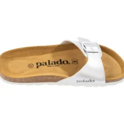 Palado Malta Metallic, Pantoletten, Damen, Hellsilber