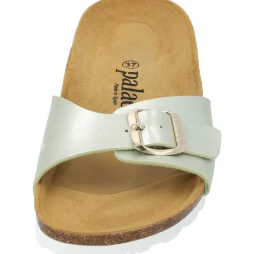 Palado Malta Metallic, Pantoletten, Damen, Pistazie