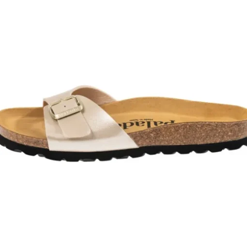 Palado Malta Metallic, Pantoletten, Damen, Gold/Schwarz