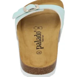 Palado Malta Metallic, Pantoletten, Damen, Türkis