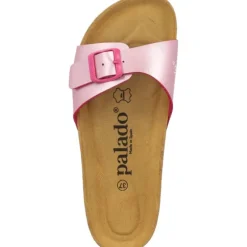 Palado Malta Metallic, Pantoletten, Damen, Pink/Pink