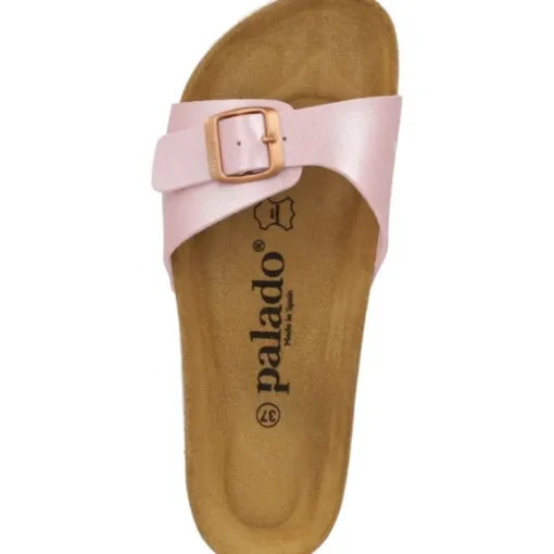 Palado Malta Metallic, Pantoletten, Damen, Rosa