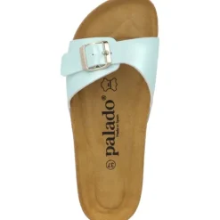 Palado Malta Metallic, Pantoletten, Damen, Türkis