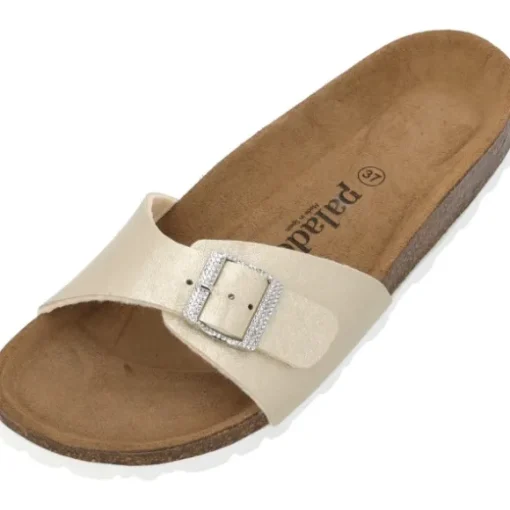 Palado Malta Metallic SQS, Pantoletten, Damen, Gold
