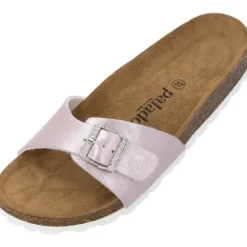 Palado Malta Metallic SQS, Pantoletten, Damen, Rosa