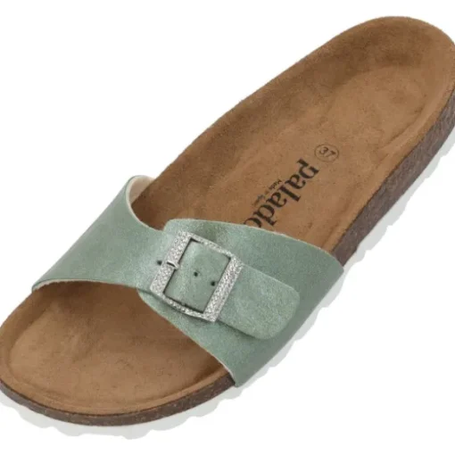Palado Malta Metallic SQS, Pantoletten, Damen, Mint
