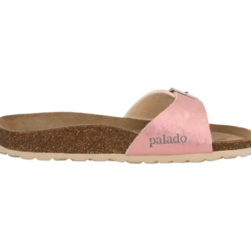 Palado Malta Metallic SQS, Pantoletten, Damen, Pink
