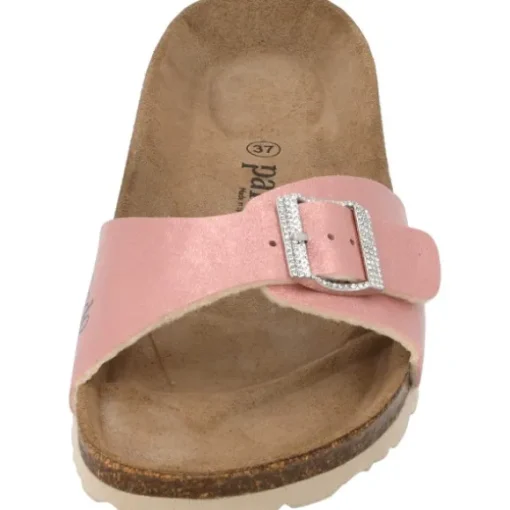 Palado Malta Metallic SQS, Pantoletten, Damen, Pink
