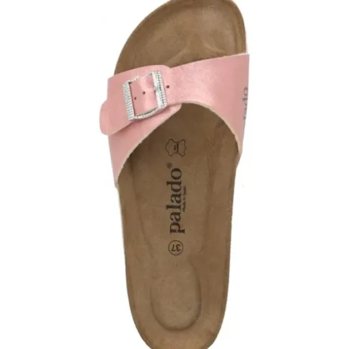 Palado Malta Metallic SQS, Pantoletten, Damen, Pink