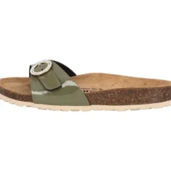 Palado Malta RD by Sila Sahin, Pantoletten, Damen, Khaki Lack