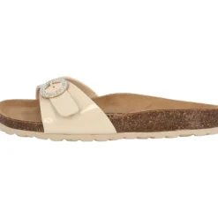 Palado Malta RD by Sila Sahin, Pantoletten, Damen, Beige Lack