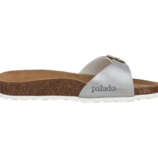 Palado Malta RD by Sila Sahin, Pantoletten, Damen, Silber Metallic