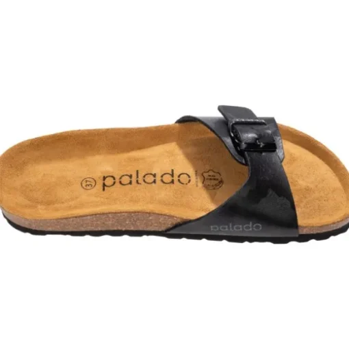 Palado Malta Texas, Pantoletten, Damen, Schwarz
