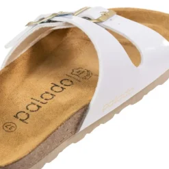 Palado Milos Lack, Pantoletten, Damen, Weiß