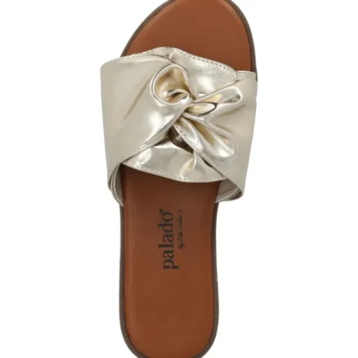 Palado Namar by Sila Sahin, Pantoletten, Damen, Gold Metallic
