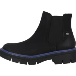 Palado Natlee, Chelsea Boots, Damen, Schwarz/Blau