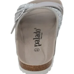 Palado Novati , Pantoletten, Damen, Silber