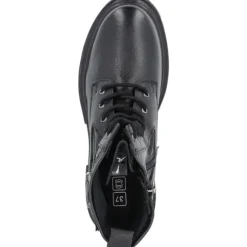 Palado Olepas, Schnürstiefeletten, Damen, Schwarz