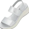 Palado Papifi, Plateau-Sandaletten, Damen, Silber Metallic